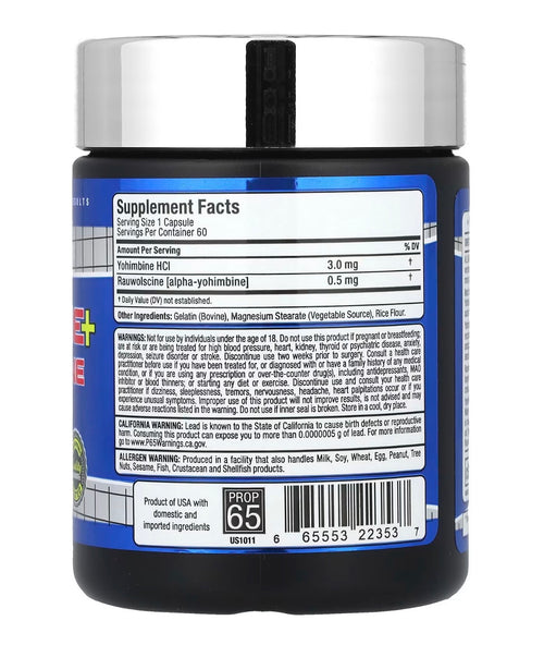 Yohimbine + Rauwolscine, 60 Capstiles