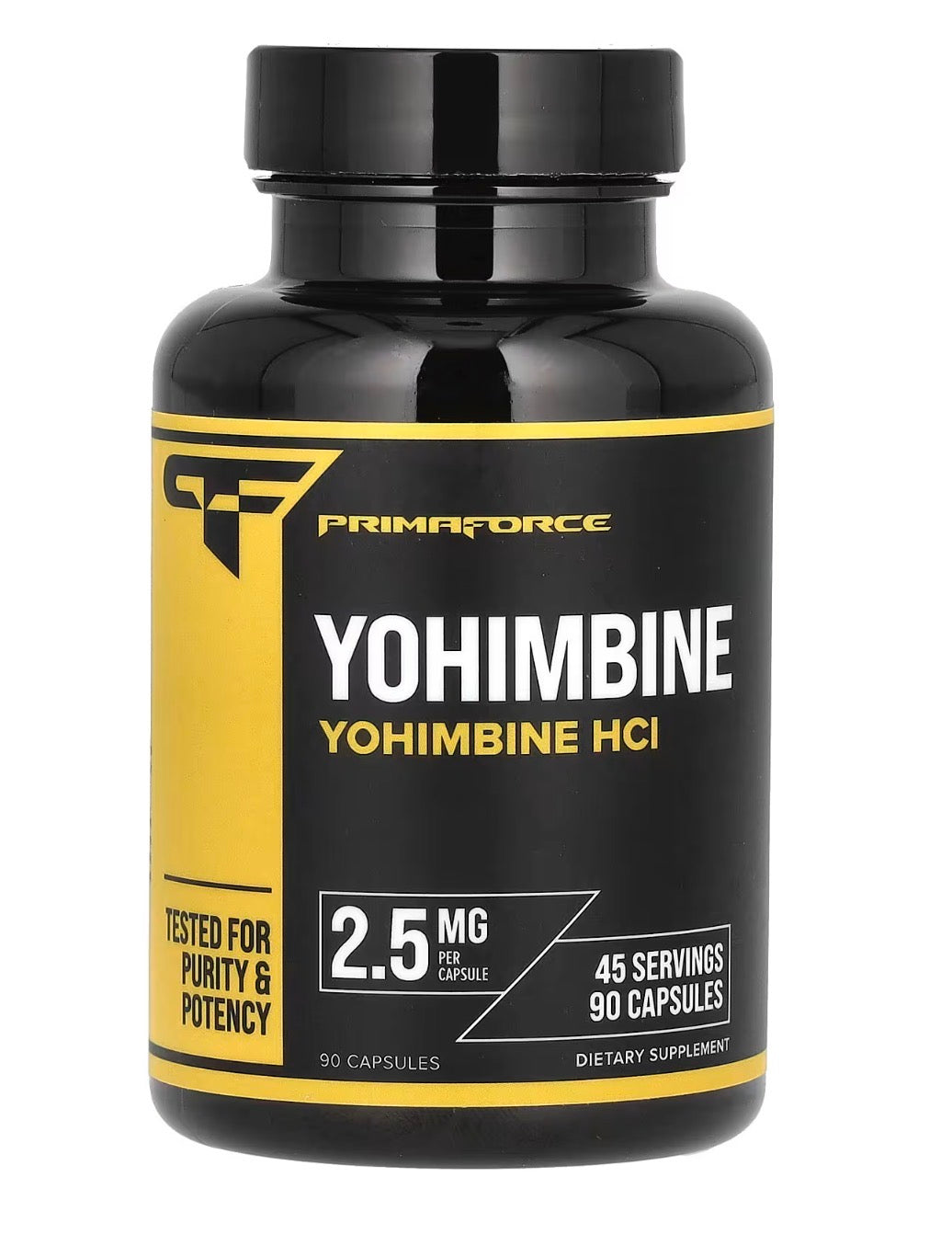 Yohimbine HCI, 2.5 mg, 90 Capsules
