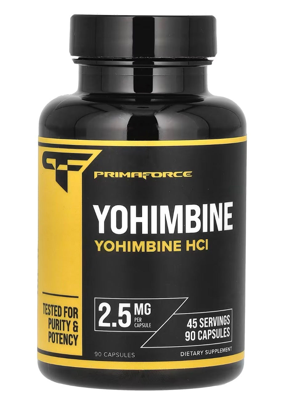 Yohimbine HCI, 2.5 mg, 90 Capsules