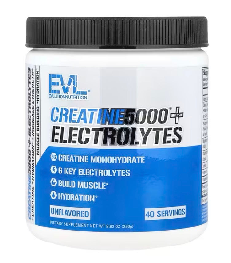 Creatine5000® Plus Electrolytes, Unflavored, 8.82 oz (250 g)