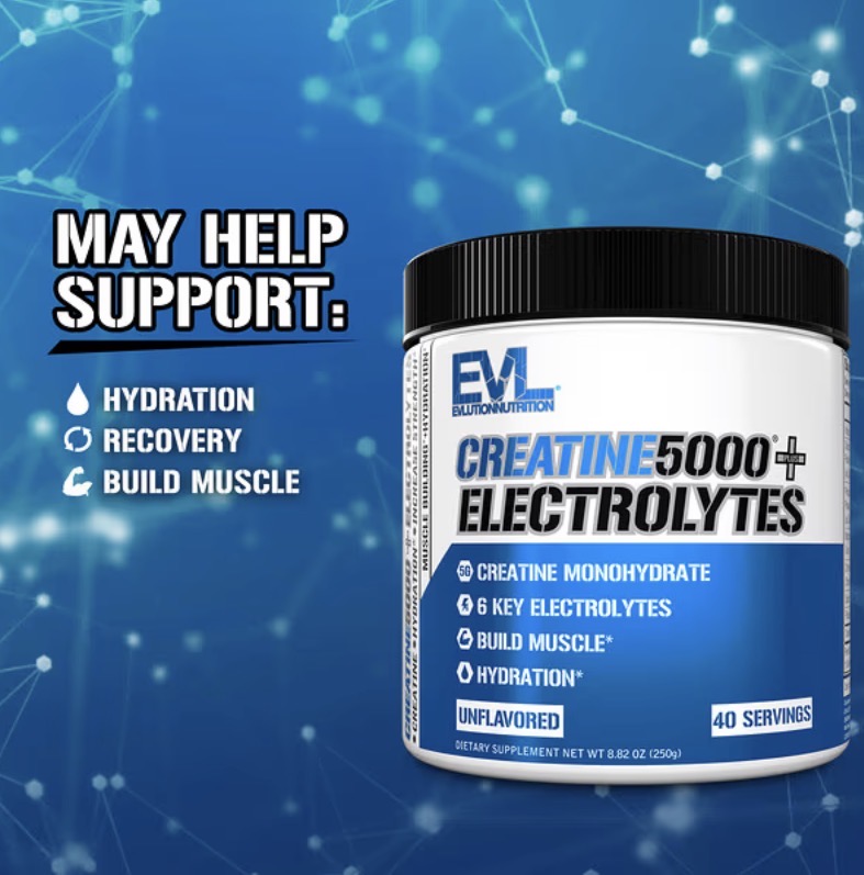 Creatine5000® Plus Electrolytes, Unflavored, 8.82 oz (250 g)